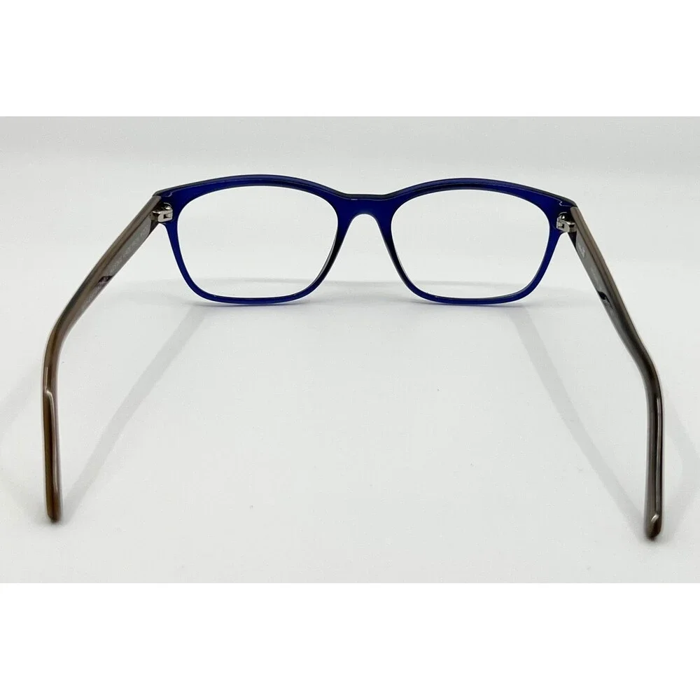Natura Eyeglass Frames Womens Blue Wood Acetate NTO Ocean 106 55-17-140